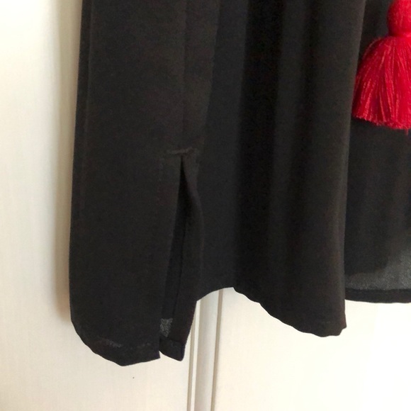 LOFT MP BLACK POLYESTER TOP - Picture 5 of 5